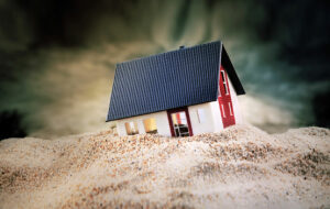Gartenhaus Fundament - Spielhaus versinkt im Sand