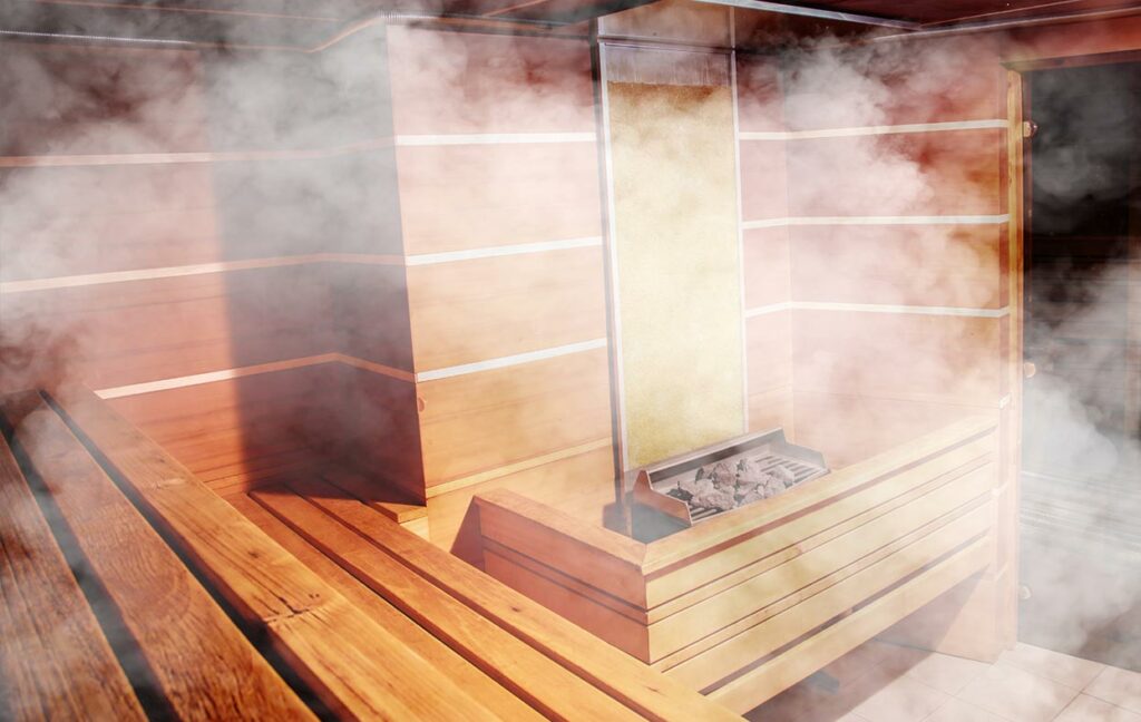 welcher saunaofen - sauna mit saunaofen und dampf