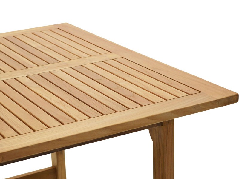 Ploss Gartenmöbel Gartentisch Coventry aus Premium-Teak  120 x 120 x 75 cm