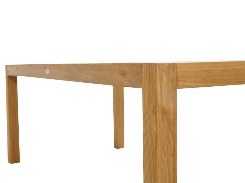 Ploss Gartenmöbel Gartentisch rechteckig New Haven aus Premium-Teak  200 x 100 x 77 cm