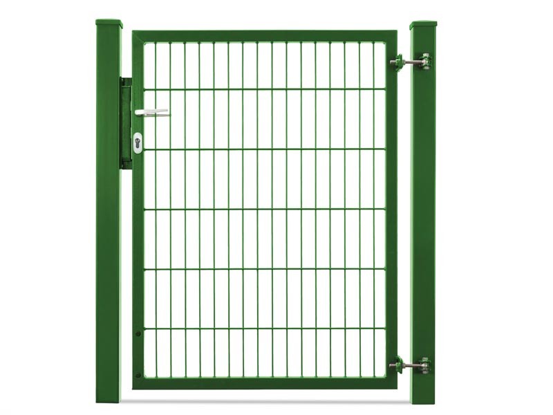 Drehflügeltor VARIO compact Tor 1-flügelig RAL 6005 moosgrün  Breite 1800mm / Ramenhöhe 1400mm