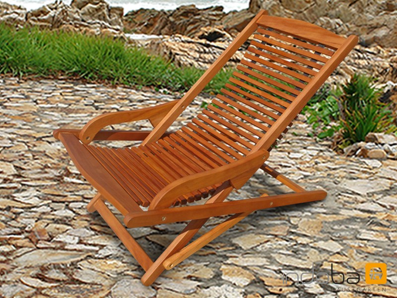 Gartenmöbel Realx Chair Sun Flair aus Eukalyptus