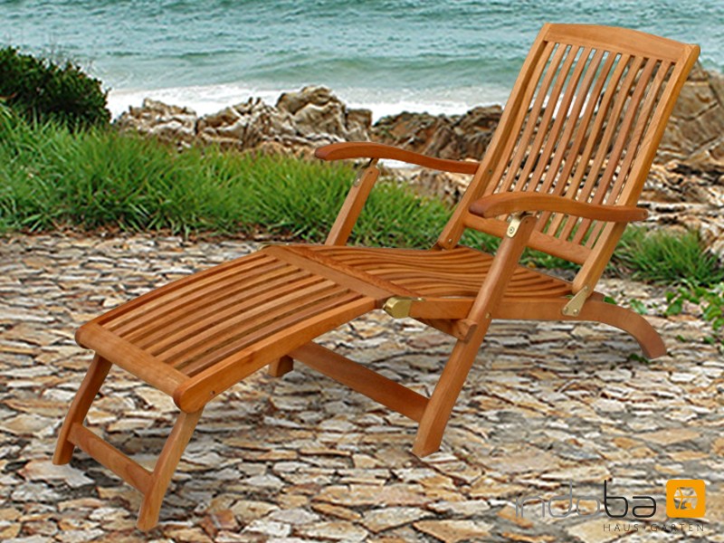 Gartenmöbel Deck Chair Sun Flair aus Eukalyptus