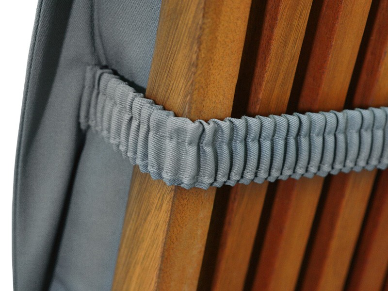 Gartenmöbel Polsterauflage Deck Chair Premium extra dick - Farbe: grau