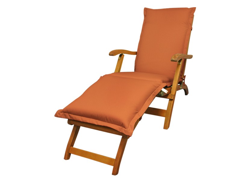 Gartenmöbel Polsterauflage Deck Chair Premium extra dick - Farbe: terra