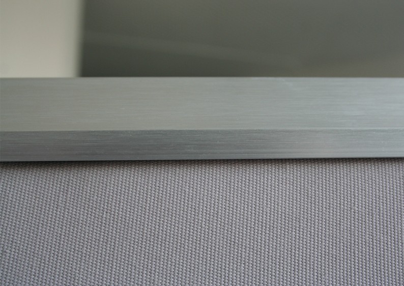 TraumGarten Design-Aufsatzleiste (für 56-60 mm Rahmen / WEAVE) - Aluminium - 180 cm
