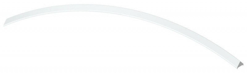 TraumGarten LONGLIFE Aufsatzleiste Weiß rund - 120 cm