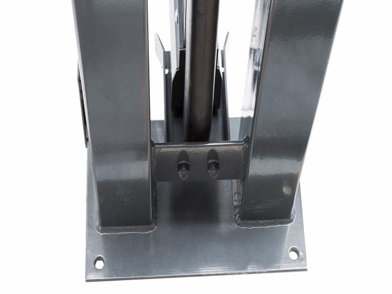 Schiebetor V-Star F60 integriert RAL 7016 anthrazitgrau (B: 4500mm x H: 1200 mm) - elektrisch betrieben