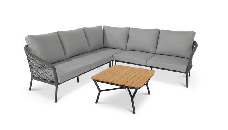 Best Couch-Tisch Mali quadratisch, 80 x 80 x 39 cm - Teak