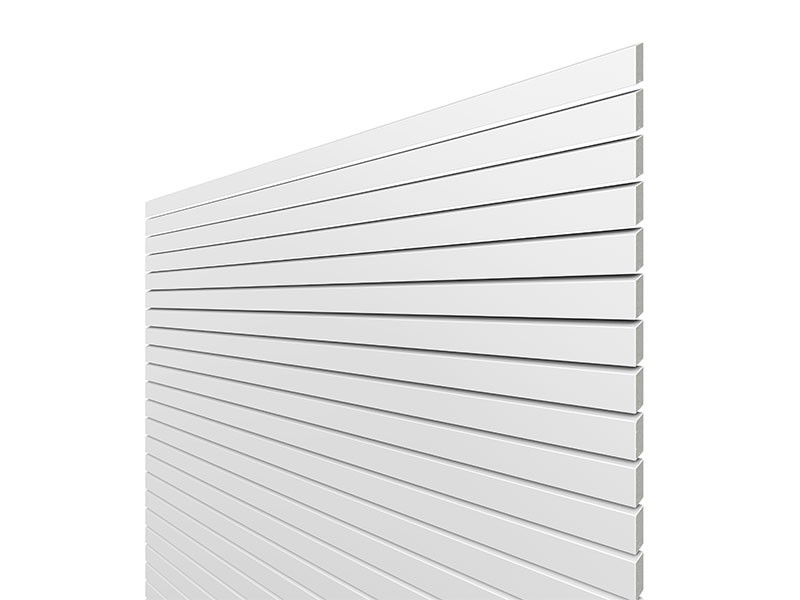 TraumGarten Sichtschutzzaun SYSTEM RHOMBUS Weiß - Aluminium - 180 x 180 cm