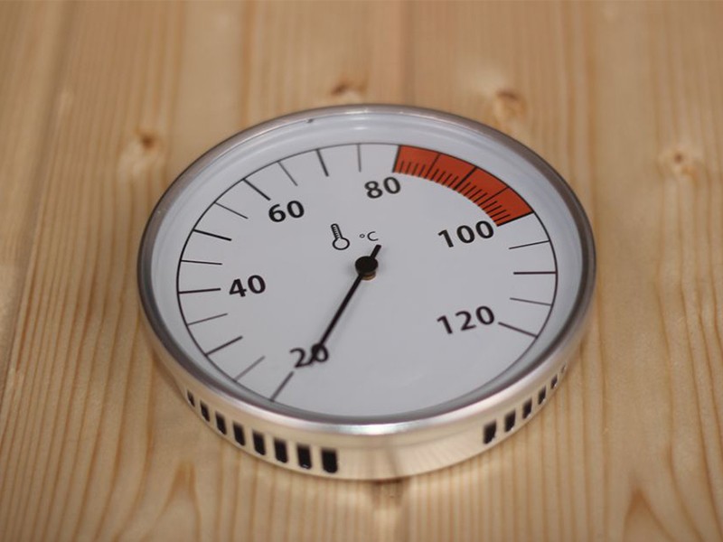 Karibu Thermometer Classic - rund 10 cm