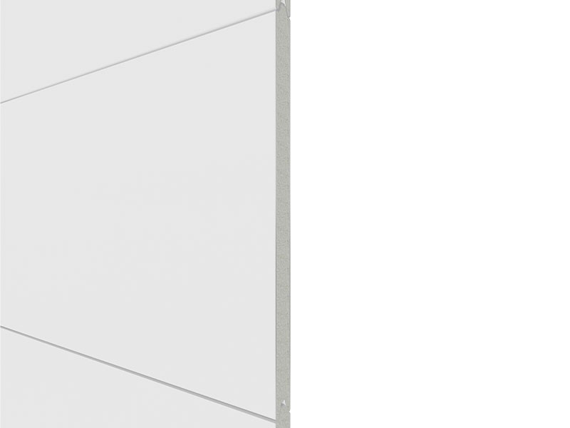 TraumGarten Sichtschutzzaun SYSTEM ALU XL Weiß - 178 x 184 cm