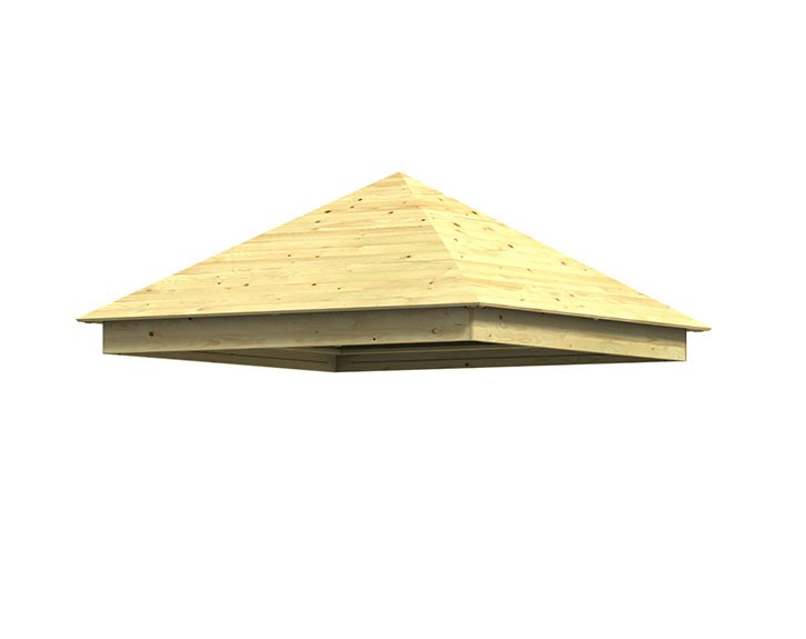 WINNETOO GIGA-Turm Zelt-Dach Holz