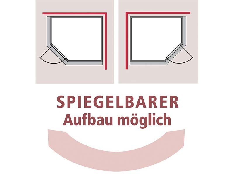 Karibu 68mm Systembausauna Malin - Eckeinstieg - Ganzglastür bronziert - mit Dachkranz