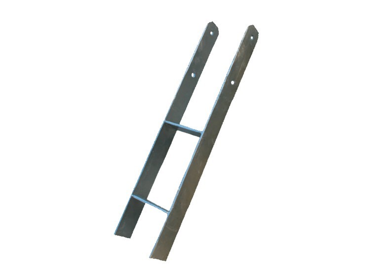 Karibu H-Pfostenanker für 12x12cm Pfosten - verzinkter Stahl