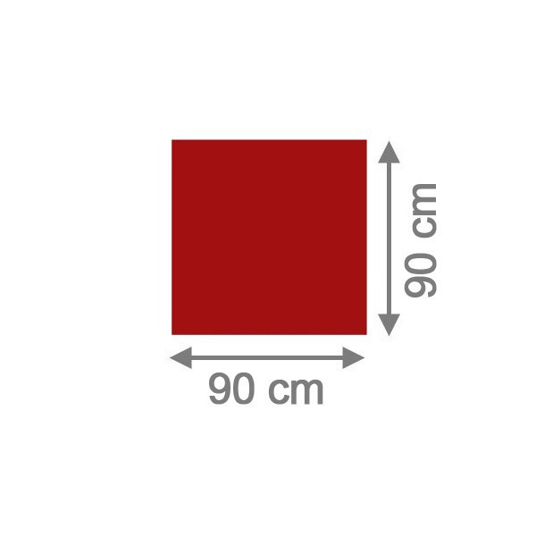 TraumGarten Sichtschutzzaun SYSTEM BOARD Rot Rechteck - 90 x 90