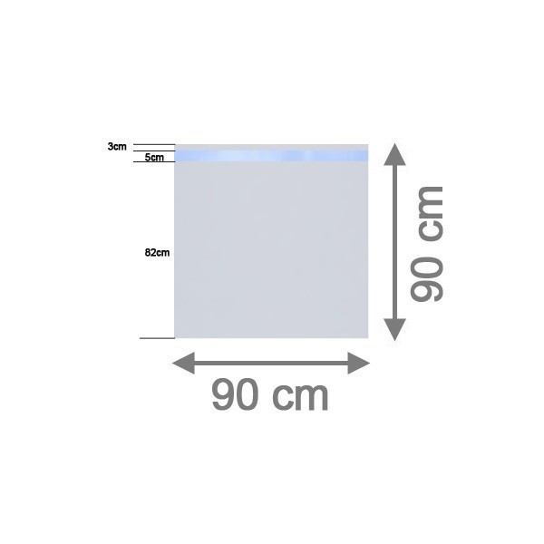 TraumGarten Sichtschutzzaun SYSTEM GLAS Beta Rechteck - 90 x 90 cm