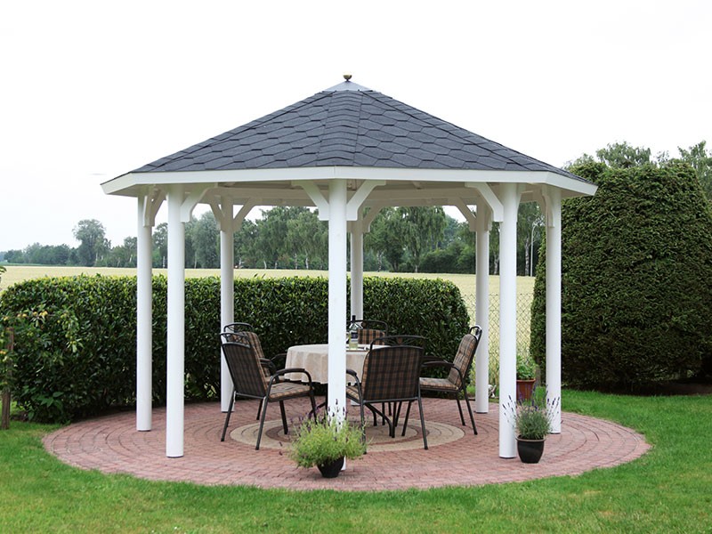Finnhaus Wolff Gartenpavillon Kreta 8 Grundbauset