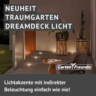 Produktneuheit: TraumGarten Dreamdeck Licht für die Terrasse