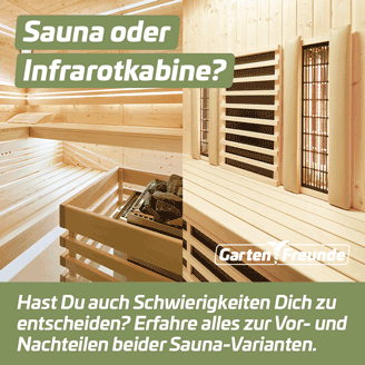 Magazin-Beitrag - Sauna oder Infrarotkabine? - Instagram-Beitrag