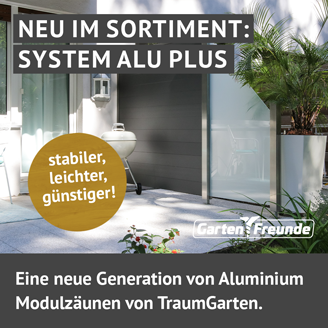 TraumGarten SYSTEM ALU PLUS & SYSTEM ALU XL - Produktneuheiten - Instagram-Beitrag