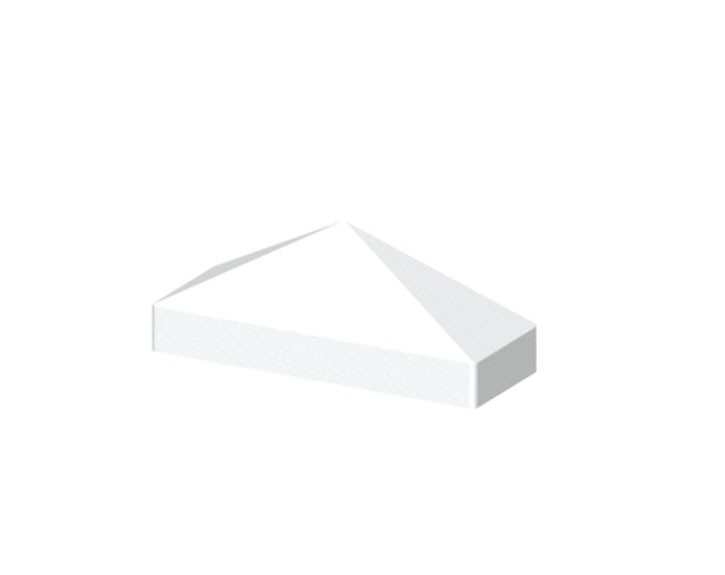 TraumGarten LONGLIFE CARA Weiß Profilaufsatz Pyramide (11er Set)