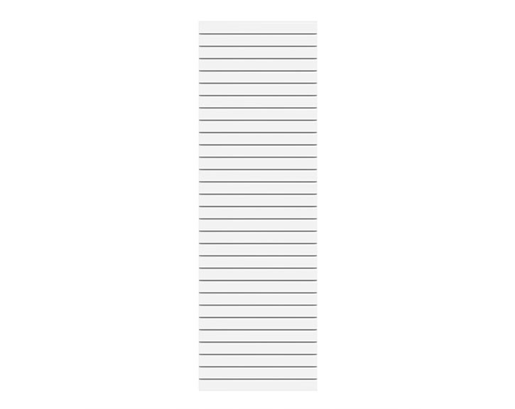 TraumGarten Sichtschutzzaun SYSTEM RHOMBUS Weiß - Metallzaun - 60 x 180 cm