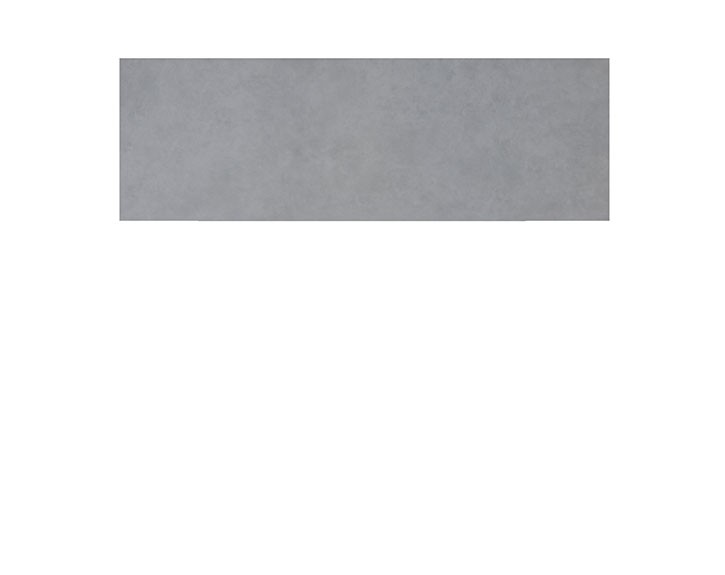TraumGarten Sichtschutzzaun SYSTEM KERAMIK XL Zement Einzelprofil - 180 x 60 cm