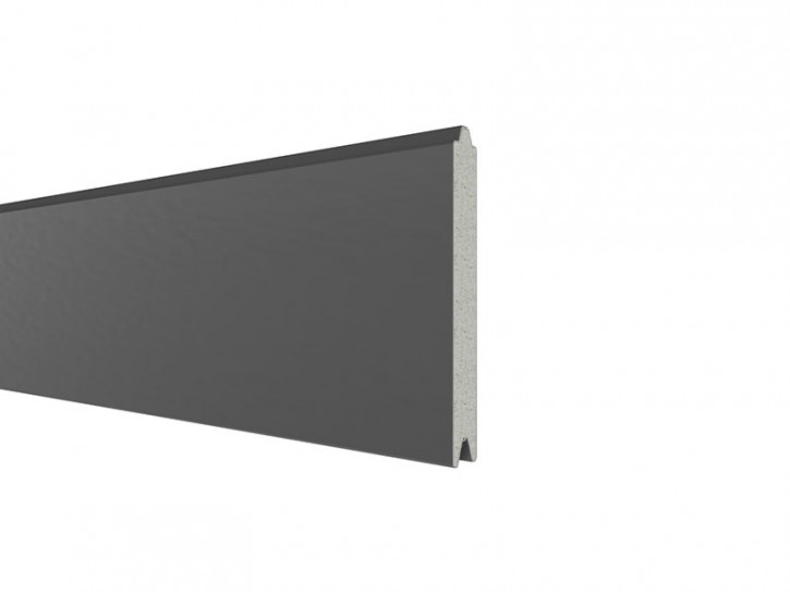 TraumGarten Sichtschutzzaun SYSTEM ALU PLUS Anthrazit Einzelprofil - Metallzaun - 178 x 2 x 15 cm