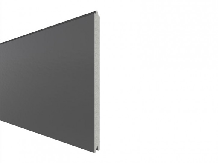 TraumGarten Sichtschutzzaun SYSTEM ALU XL Anthrazit Einzelprofil - Metallzaun - 178 x 2 x 30 cm