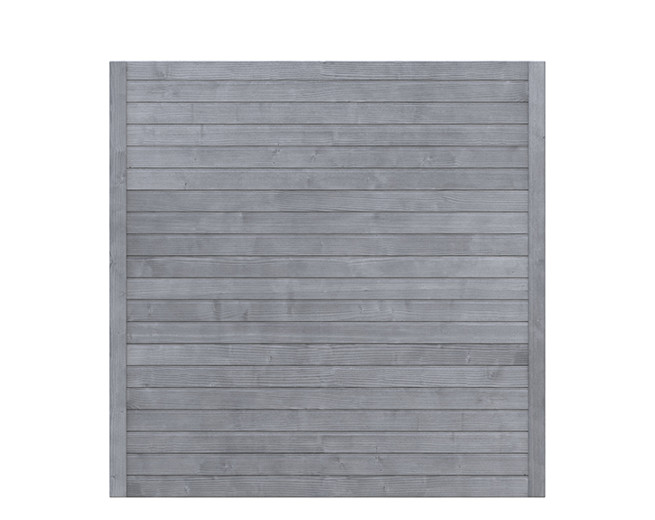 TraumGarten Sichtschutzzaun NEO DESIGN Grau Rechteck - Holzzaun - 179 x 179 cm