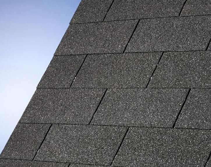 Karibu Dachschindeln für Gartenhaus - Bitumenschindeln - Rechteck - schwarz - 3m²