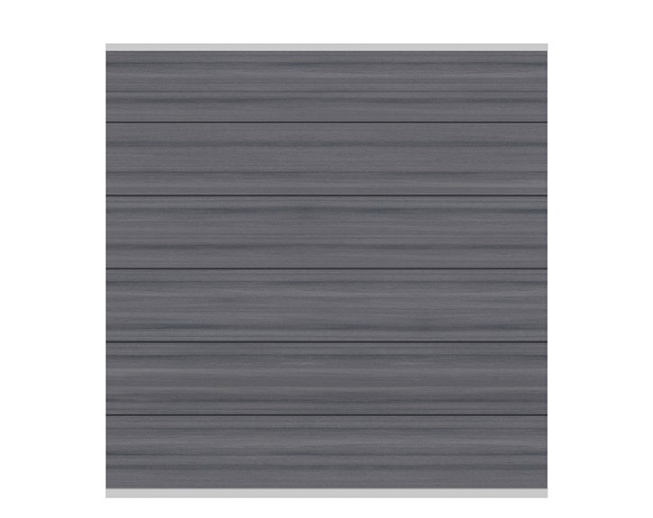 TraumGarten Sichtschutzzaun SYSTEM WPC PLATINUM XL Grau Set - 178 x 184 cm