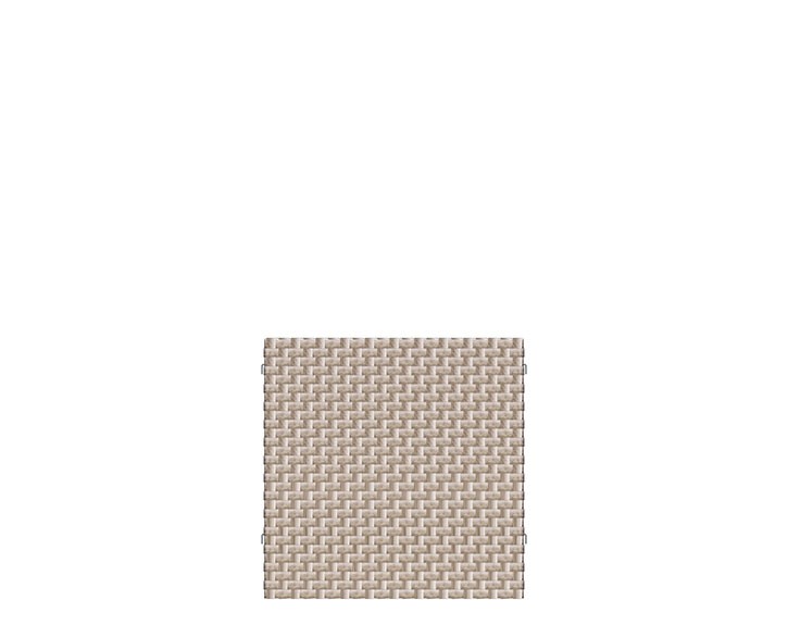 TraumGarten Sichtschutzzaun WEAVE Gray Rechteck - Textil-Geflecht - 88 x 88 cm