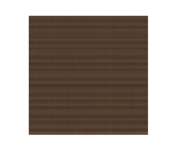 TraumGarten Sichtschutzzaun WEAVE Mocca Rechteck - Polyrattan-Zaun - 178 x 178 cm