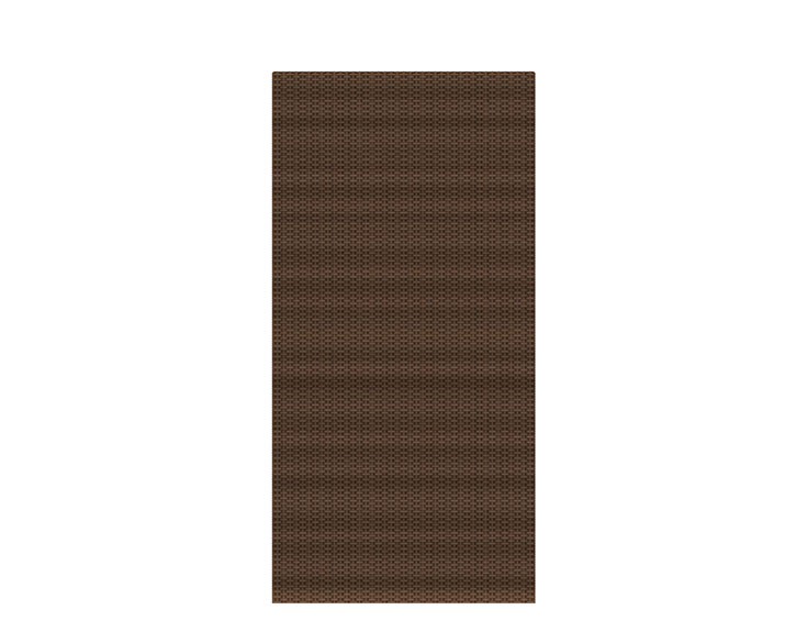 TraumGarten Sichtschutzzaun WEAVE Mocca Rechteck - Polyrattan-Zaun - 88 x 178 cm