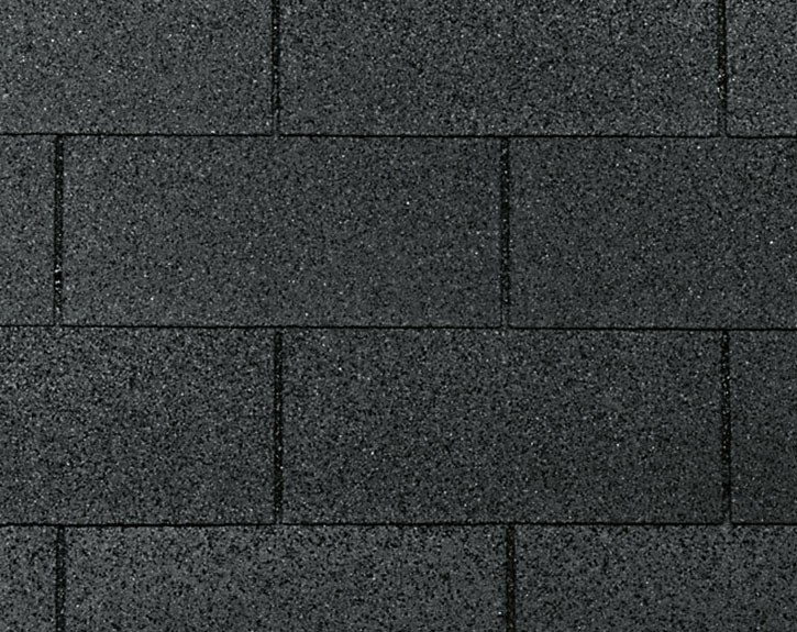 Finnhaus Wolff Dachschindeln für Gartenhaus - Bitumenschindeln - Rechteck schwarz - 3m²