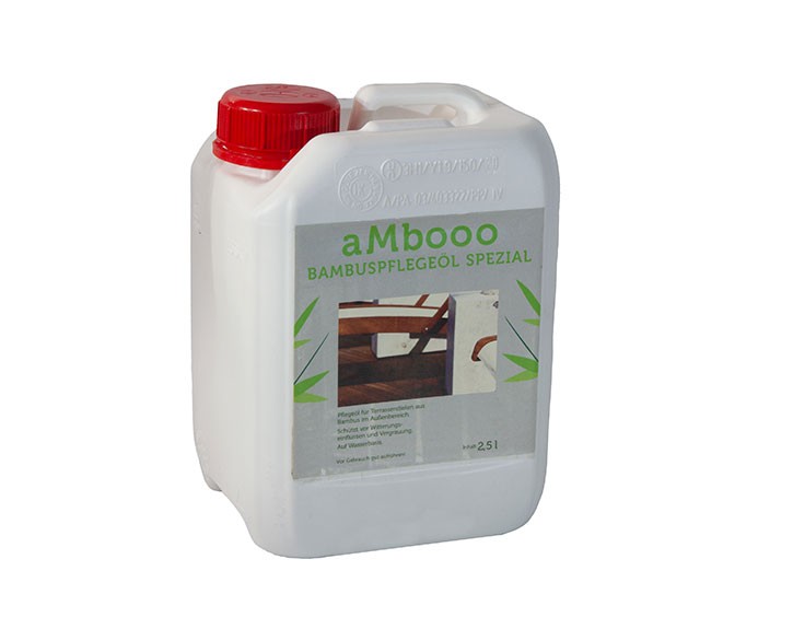 aMbooo Bambus-Pflegeöl - White Oak - 2,5 l