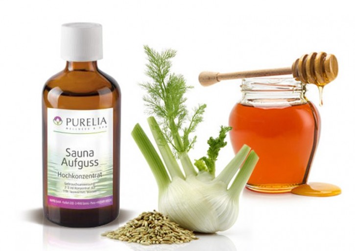 Purelia Saunaaufguss Duft 50 ml Fenchel-Honig - Saunaduft