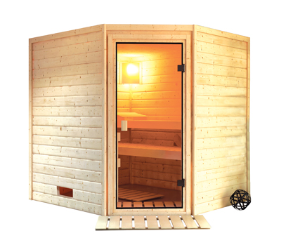 Sauna für niedrige Räume