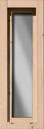 Woodfeeling Gartenhaus-Zubehoer 38 mm längliches feststehendes Fenster 2 Stück ( je 60*170 cm) - Farbe: naturbelassen