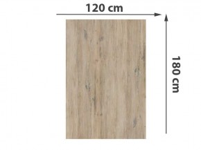 TraumGarten Sichtschutzzaun System Keramik Rechteck Eiche - 120 x 180 x 0,6 cm