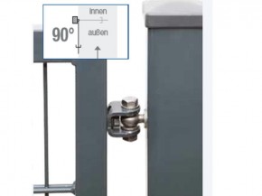 Deutsche Zauntechnik Doppelstabmattenzaun Gartentor / Einzeltor VARIO compact - moosgrün - 1500 x 1600mm