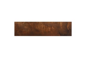 TraumGarten Sichtschutzzaun SYSTEM BOARD XL Rost Einzelprofil - Metallzaun - 179 x 45 cm