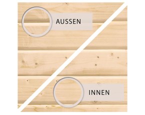 Karibu Innensauna Asta + 9kW Saunaofen + 2 Infrarotstrahler - 68mm Elementsauna - Ecksauna - Kombisauna - Glasfront