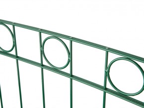 Deutsche Zauntechnik Schmuckzaun Residenz standard WIEN - moosgrün - 1606 x 2510 mm