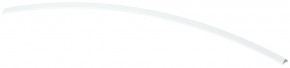 TraumGarten LONGLIFE Aufsatzleiste Weiß rund - Kunststoff - 180 cm