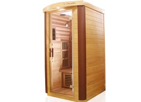 Dewello Infrarotkabine Toronto - 102 x 102 - Infrarotsauna