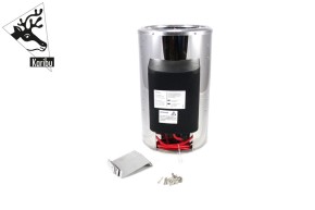 Karibu Plug&Play Saunaofen + Außensteuergerät Easy Finnisch 3,6 kW (230Volt) inkl. 18 Kilo Steinen