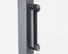 Deutsche Zauntechnik Schmuckzaun Einzeltor VARIO Residenz standard ROM - Gartentor / Metallzaun - anthrazit - 103 x 100 cm